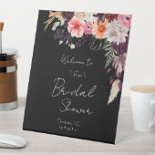 Modernes Brautparty Willkommen Sockelschild (In Situ)