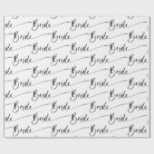 Modernes Bridge Wrapping Paper in Schwarz/Weiß Geschenkpapier (Flach)