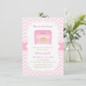 Modernes Brötchen in den Einladung (Stehend Vorderseite)