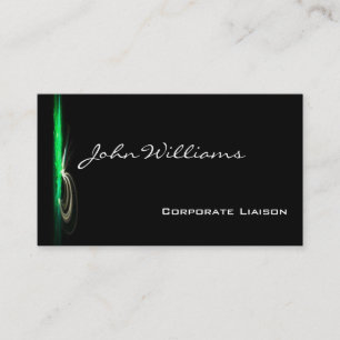 Modernes Brunnen-Grün-berufliche Geschäfts-Karte Visitenkarte