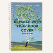 Modernes Buch-Cover-Writer-Werbeaktion-Event-Noteb Notizblock (Vorderseite)