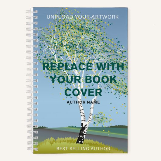 Modernes Buch-Cover-Writer-Werbeaktion-Event-Noteb Notizblock (Vorderseite)