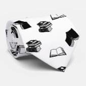 Modernes buchhalterisches Buchmuster Krawatte (Gerollt)