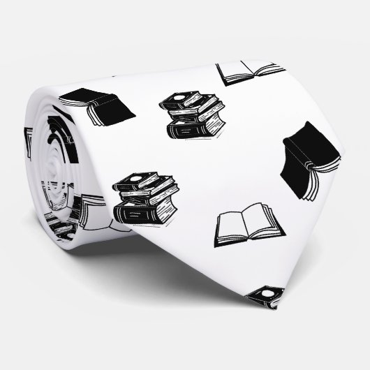 Modernes buchhalterisches Buchmuster Krawatte (Gerollt)