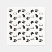 Modernes buchhalterisches Buchmuster Serviette (Vorderseite)