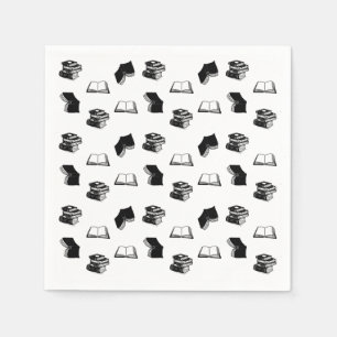 Modernes buchhalterisches Buchmuster Serviette