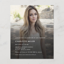 Modernes Budget Foto Feier zur Einladung zum Leben