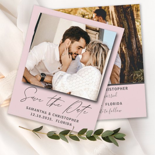 Modernes Budget Foto Rettete unsere Einladung