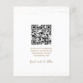 Modernes Budget Imitate Gold Save the Date Foto (Rückseite)