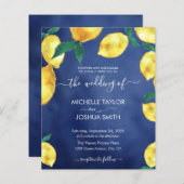 Modernes Budget Lemon Capri Italien Hochzeit (Vorne/Hinten)