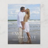 Modernes Budget Rette unser taktförmiges Foto (Vorderseite)