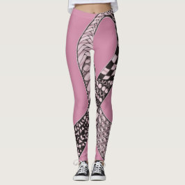 Modernes Bündnis für Rebel-Brustkrebs Leggings