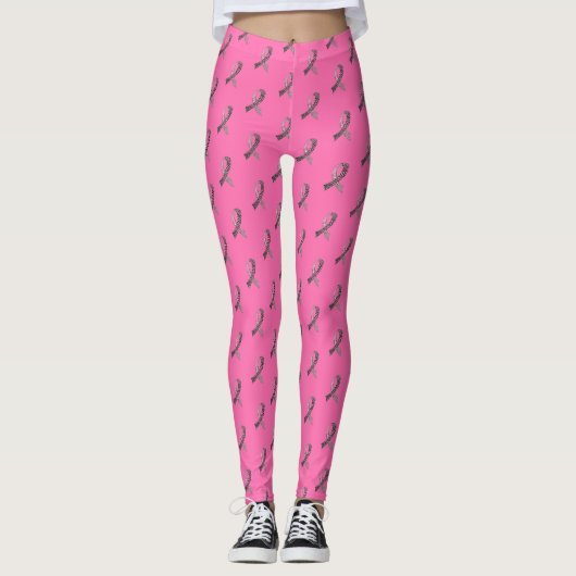Modernes Bündnis für Rebel-Brustkrebs Leggings (Vorderseite)