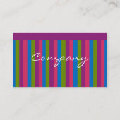 Modernes buntes Geschäft Visitenkarte (Rückseite)