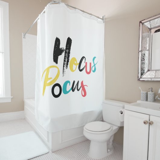 Modernes, buntes, lustiges, cooles, trendiges Hocu Duschvorhang (Beispiel)