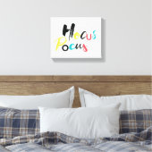 Modernes, buntes, lustiges, cooles, trendiges Hocu Leinwanddruck (Insitu (Schlafzimmer))