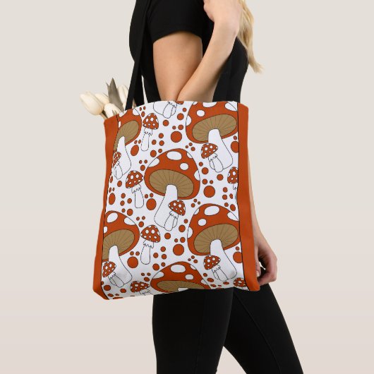 Modernes, buntes Pilzdesign Tasche (Von Nahem)