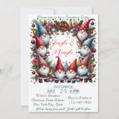 Modernes, buntes Weihnachtsthema Feiertagskarte (Vorderseite)