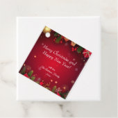 Modernes, buntes Weihnachtsthema Geschenkanhänger (Beispiel)