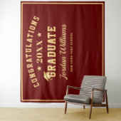 Modernes Burgund Abschluss Foto Stand Hintergrund Wandteppich (Beispiel)