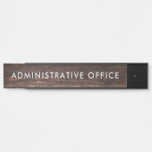 Modernes Büro für Berufliche Plattenverwaltung für Türschild (Vorderseite )