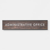 Modernes Büro für Berufliche Plattenverwaltung für Türschild (Vorderseite )