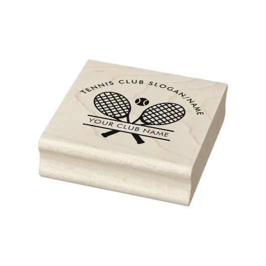 Modernes Büro für Tennisklub Gummistempel (Stempel)