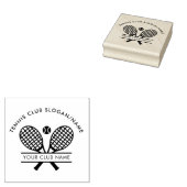 Modernes Büro für Tennisklub Gummistempel (Stempel)