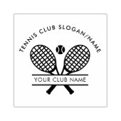 Modernes Büro für Tennisklub Gummistempel (Prägung)