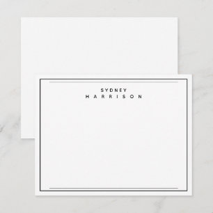 Modernes Business-Berufliches Einfach-Grenzwohnung Mitteilungskarte