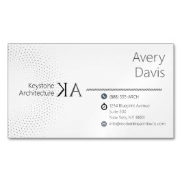 Modernes Business Card Magnet für Minimalistische 