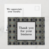 Modernes Business dank Kundenzufriedenheit Postkarte (Vorne/Hinten)