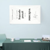 Modernes Business Event - Willkommen Banner (Messeveranstaltung)