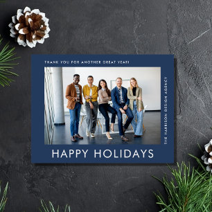 Modernes Business Foto Blue Corporate Weihnachten