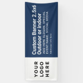 Modernes Business-Logo Beruflich 2.5'x6' Banner (Vertikal)