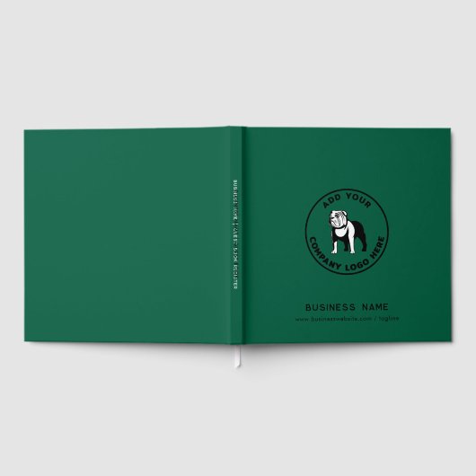 Modernes Business-Logo Einfach und individuell ges Gästebuch (Voll)