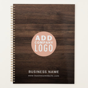Modernes Business-Logo Elegantes Holzdesign 2026 Planer