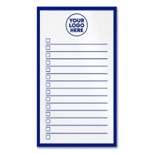Modernes Business-Logo Navy Blau To-Do-Liste
