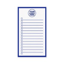 Modernes Business-Logo Navy Blau To-Do-Liste