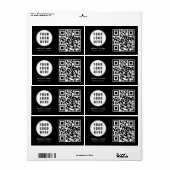 Modernes Business-Logo-Produkt-ID-QR-Code (Vorne)