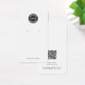 Modernes Business-Logo QR-Code-Ohrhänger-Anzeigeka (Schreibtisch)