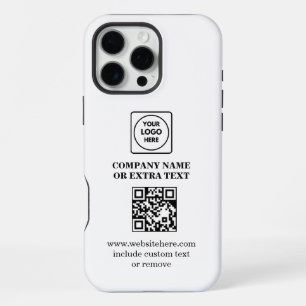 Modernes Business-Logo QR-Code Promo iPhone-Hülle iPhone 16 Pro Max Hülle