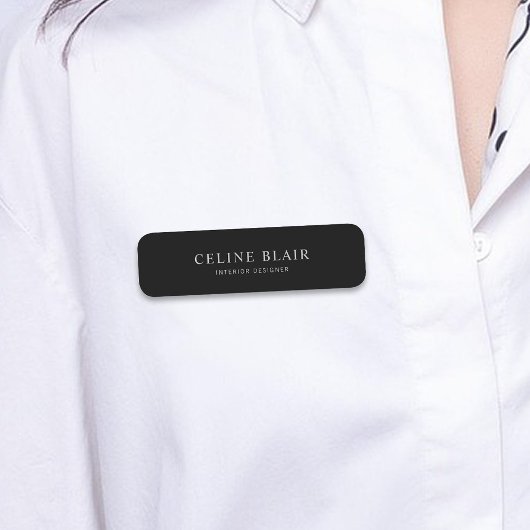 Modernes Business Namensschild