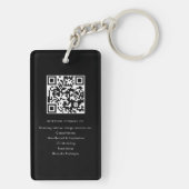 Modernes Business Schlüsselanhänger (Rückseite)