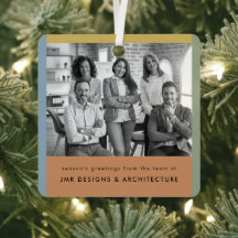 Modernes Business Schwarz und Weiß Weihnachten