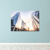 Modernes Businesscenter Leinwanddruck (Insitu (Holzboden))