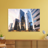 Modernes Businesscenter Leinwanddruck (Insitu (Wohnzimmer))