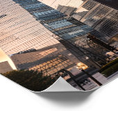 Modernes Businesscenter Poster (Ecke)