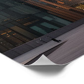 Modernes Businesscenter Poster (Ecke)