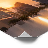 Modernes Businesscenter Poster (Ecke)